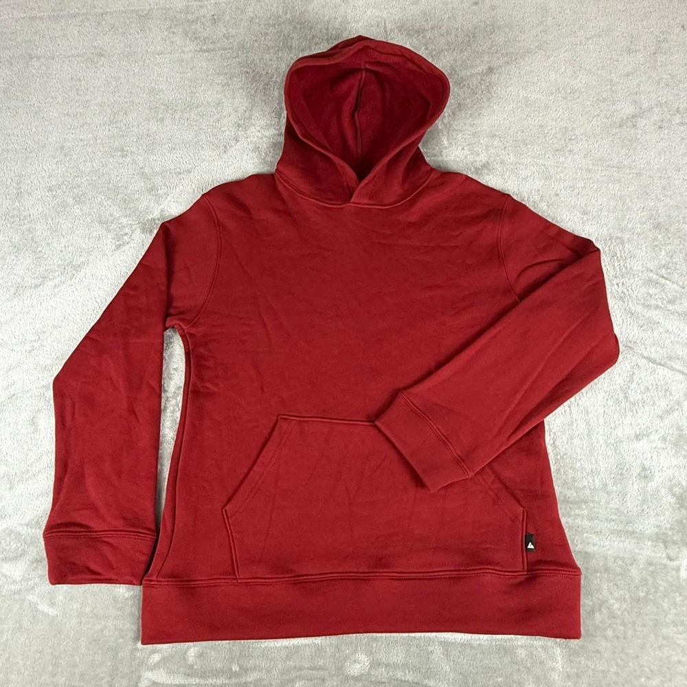American Giant Midweight Pullover Hoodie Womens Small Tomato Red $120 USA NWOT